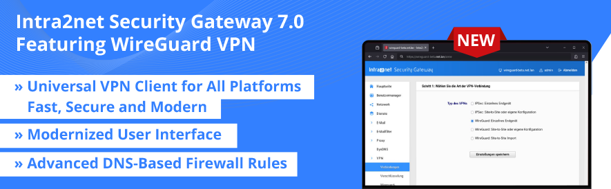Intra2net Security Gateway Version 7.0